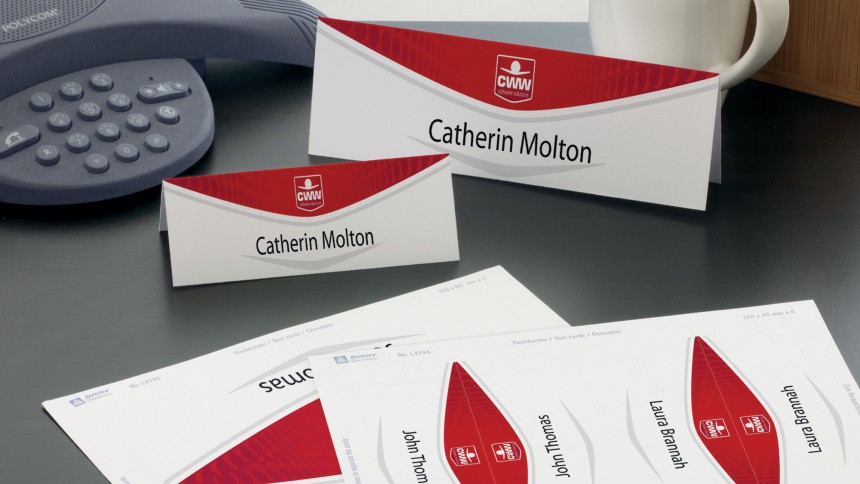 Printable Tent Cards | Avery Zweckform